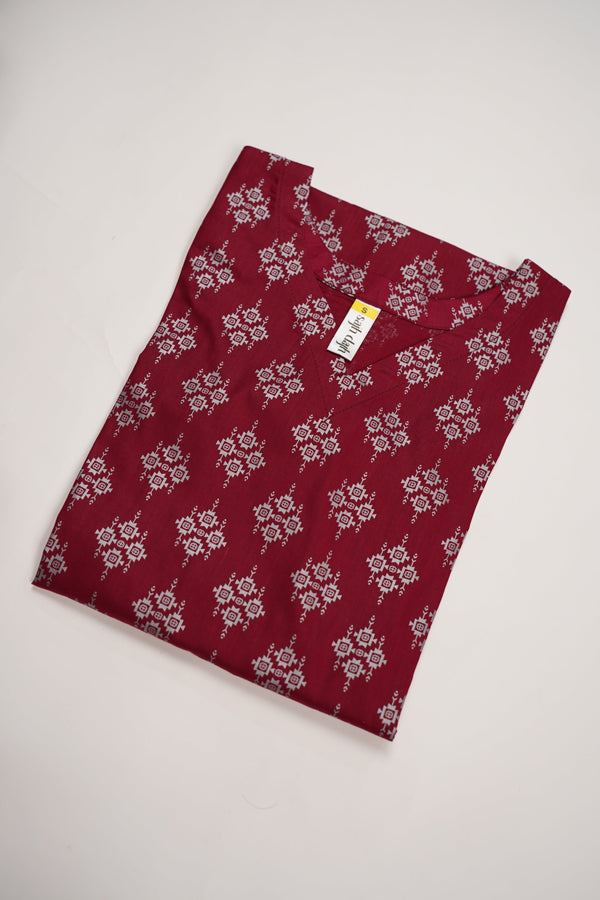 Rozi - Printed  cotton  Outfit - Ready to Wear PD119