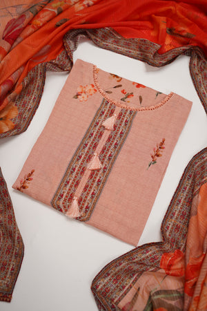 Rozi - Printed Viscose Outfit - Ready to Wear PD134 - SB