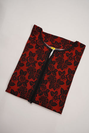 Rozi - Printed Viscose Outfit  - Ready to Wear PD117