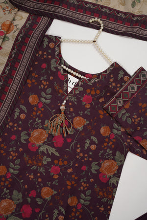 Bin Saeed Originals - Exclusive Khaddar Outfit with  Shawl - Ready to Wear SD550
