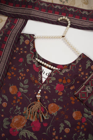 Bin Saeed Originals - Exclusive Khaddar Outfit with  Shawl - Ready to Wear SD550