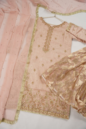 Khaas - Luxury Organza Outfit with chiffon  Dupatta - Ready to Wear SD492