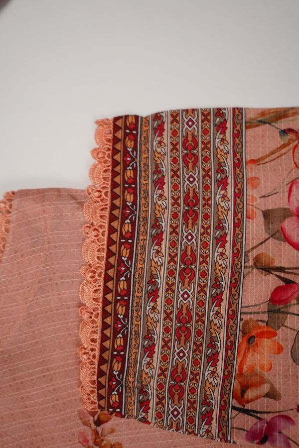 Rozi - Printed Viscose Outfit - Ready to Wear PD134
