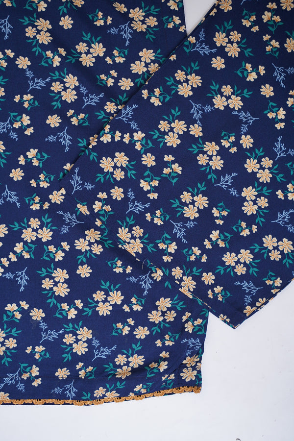 Budget Wear - Linen Co Ords- Ready to Wear PD014 Navy blue