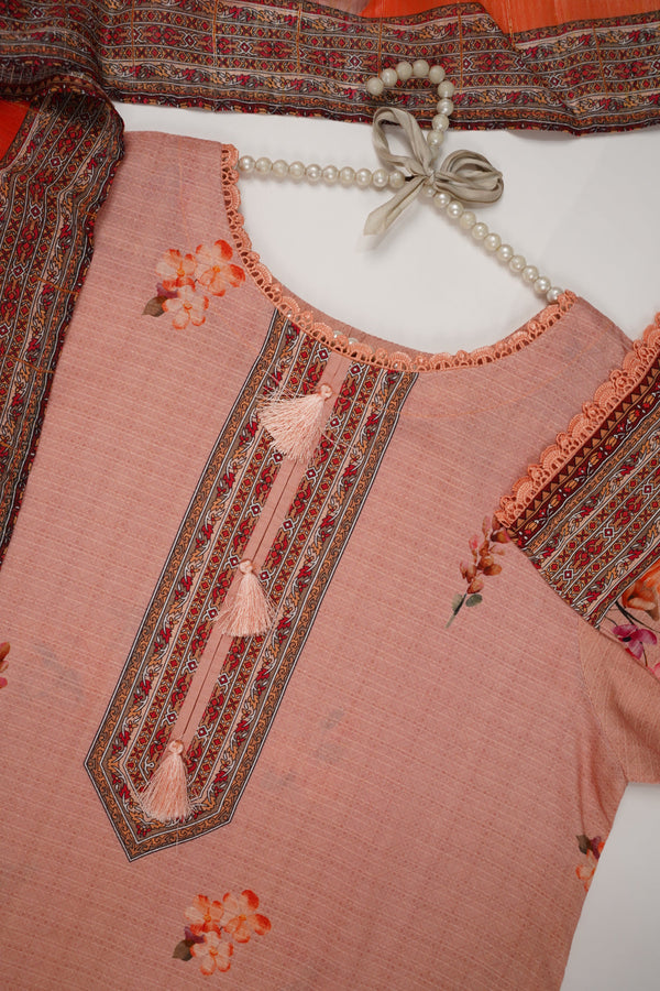 Rozi - Printed Viscose Outfit - Ready to Wear PD134