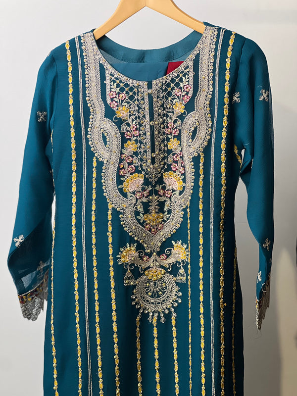 Chiffon Budget Wear Suit with Chiffon Dupatta - Ready to Wear
