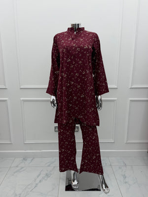 Rozi- Western Premium Georgette Co-Ords - Ready to Wear SD486