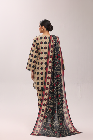 Bin Saeed Originals - Exclusive Khaddar Outfit with  Shawl - Ready to Wear SD549