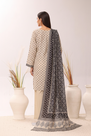 Bin Saeed Originals - Exclusive Khaddar Outfit with  Shawl - Ready to Wear SD534