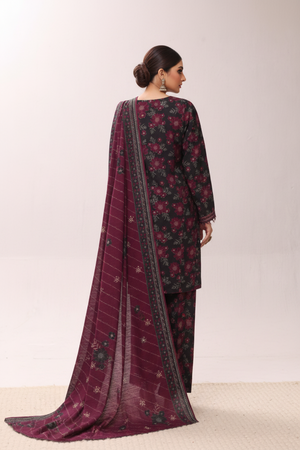 Bin Saeed Originals  - Exclusive Khaddar Outfit with  Shawl - Ready to Wear SD532