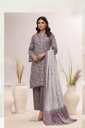 Bin Saeed Originals  - Exclusive Khaddar Outfit with  Shawl - Ready to Wear SD538