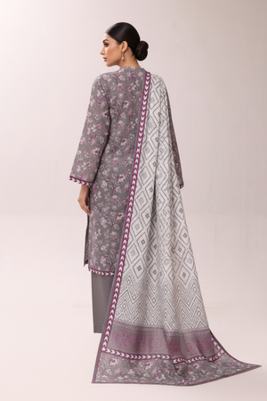 Bin Saeed Originals  - Exclusive Khaddar Outfit with  Shawl - Ready to Wear SD538