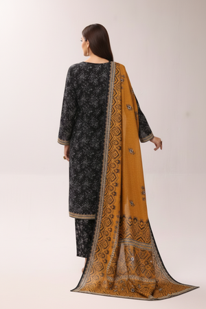 Bin Saeed Originals  - Exclusive Khaddar Outfit with  Shawl - Ready to Wear SD542
