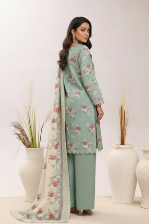 Bin Saeed Originals  - Exclusive Khaddar Outfit with  Shawl - Ready to Wear SD540