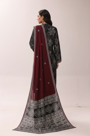 Bin Saeed Originals  - Exclusive Khaddar Outfit with  Shawl - Ready to Wear SD530
