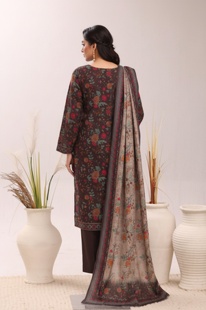 Bin Saeed Originals - Exclusive Khaddar Outfit with  Shawl - Ready to Wear SD545