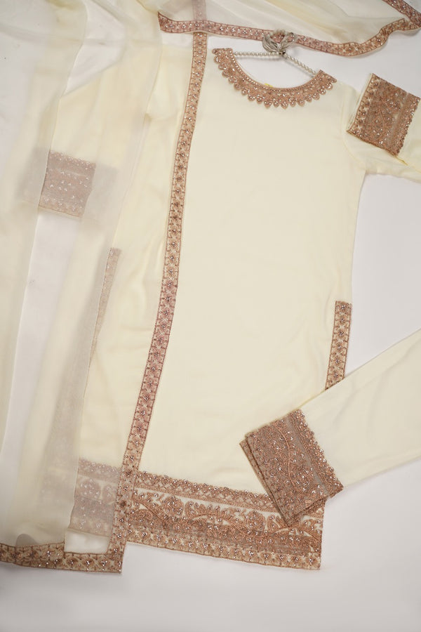 Chiffon Budget Wear Suit with Chiffon Dupatta - Ready to Wear HEJ-V5-D7