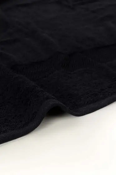 Black Combed Towel Viscose