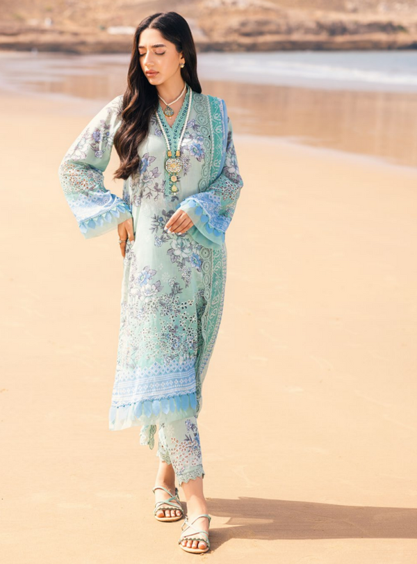 Nureh - The Luxury Lawn - Summer Collection -D3