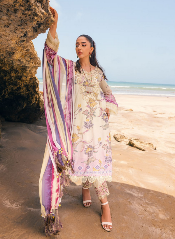 Nureh - The Luxury Lawn - Summer Collection -D6