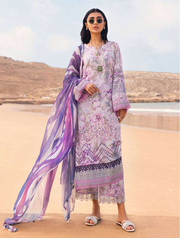 Nureh - The Luxury Lawn - Summer Collection -D7
