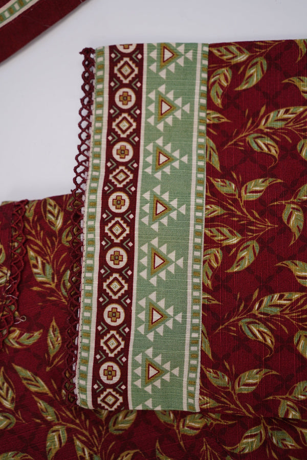 Sajh Dajh Bin Saeed Originals - Khaddar Outfit with Khaddar Dupatta - Warm Fabric