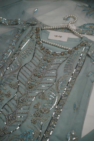 Sajh Dajh Eve Exclusive - Luxury Organza Ready to Wear
