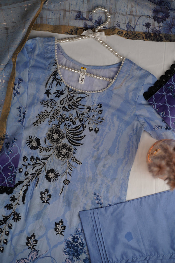Sajh Dajh Gulabo - Ready to Wear - Luxury Lawn with Fancy Dupatta