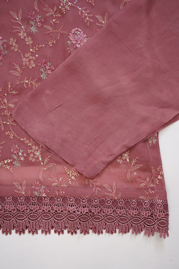 Sajh Dajh Husan e Jahan - Luxury Chiffon Suit with Chiffon Dupatta - Ready to Wear