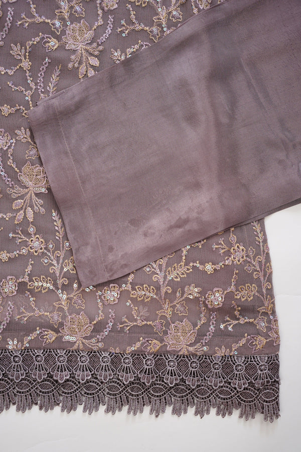 Sajh Dajh Husan e Jahan - Luxury Chiffon Suit with Chiffon Dupatta - Ready to Wear