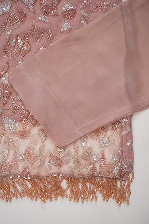 Sajh Dajh Luxury Formals - Kat Dana Heavily Embroidered Net (Long Shirts) - Ready to Wear - V1 - D5