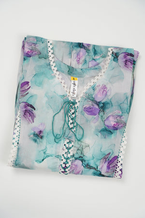 Sajh Dajh Lyra -  Printed Viscose Maxi - Ready to Wear