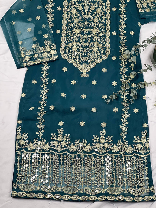 Sajh Dajh NAQSH KURTI Zinc  - Eid 2023