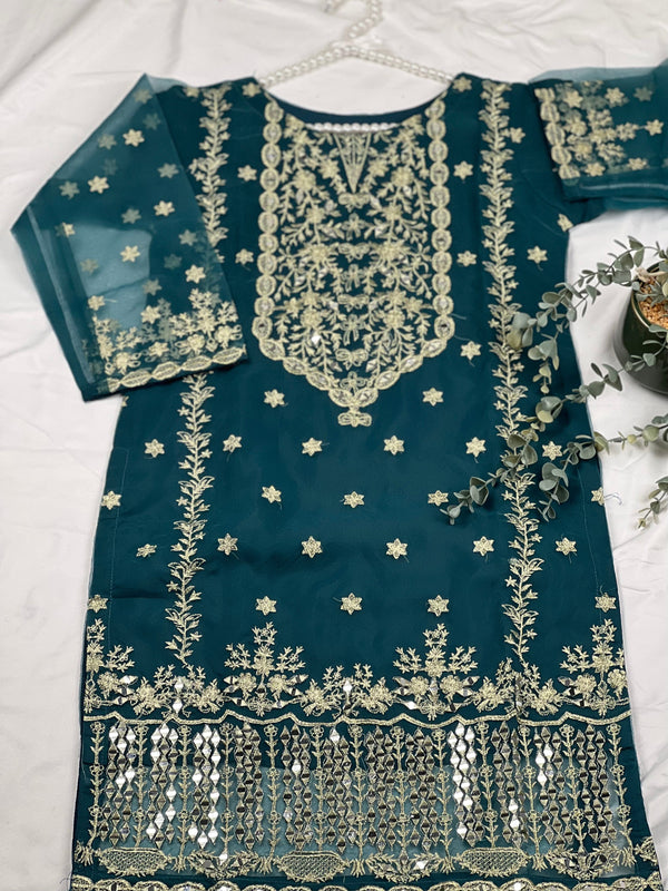 Sajh Dajh NAQSH KURTI Zinc  - Eid 2023