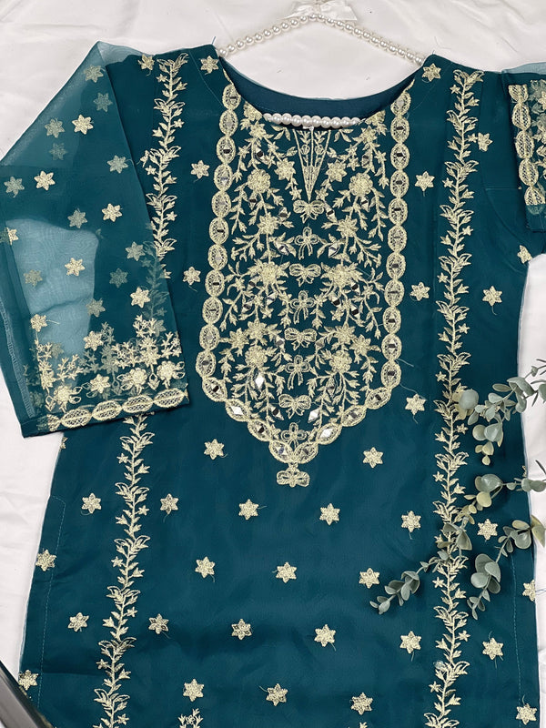 Sajh Dajh NAQSH KURTI Zinc  - Eid 2023