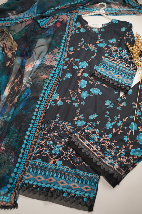 Sajh Dajh Nureh Restocked - The Luxury Lawn - Summer Collection -D1