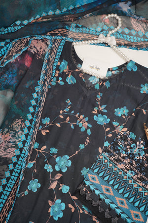 Sajh Dajh Nureh Restocked - The Luxury Lawn - Summer Collection -D1
