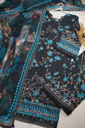 Sajh Dajh Nureh Restocked - The Luxury Lawn - Summer Collection -D1