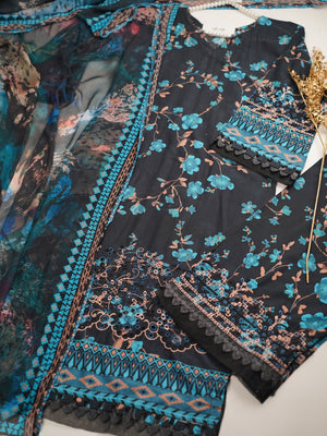 Sajh Dajh Nureh Restocked - The Luxury Lawn - Summer Collection -D1