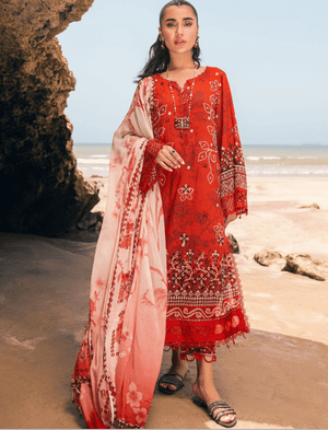 Sajh Dajh Nureh - The Luxury Lawn - Summer Collection -D8