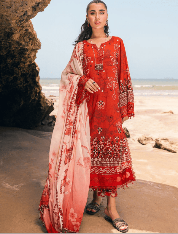 Sajh Dajh Nureh - The Luxury Lawn - Summer Collection -D8