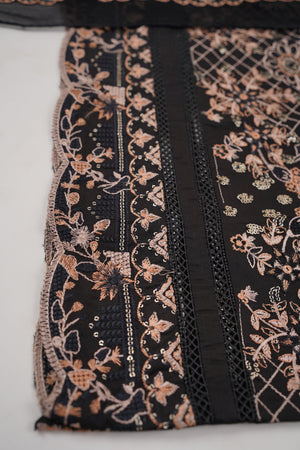 Sajh Dajh Premium Budget Wear - D3 Embroidered Lawn Outfit with Lawn Dupatta - Ready to Wear