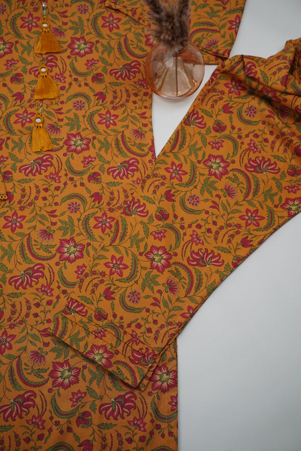 Sajh Dajh Rozi - Premium Dhanak Co Ords - Ready to Wear - Winter Collection - Warm Fabric