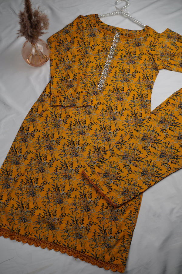Sajh Dajh Rozi- Premium khaddar Shirt and Trouser - Winter Collection