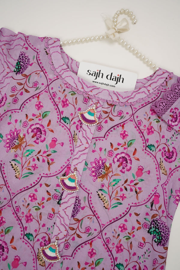 Sajh Dajh Rozi - Premium Quality Linen Digital Printed Shirt