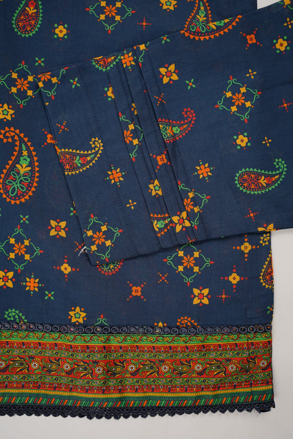 Sajh Dajh Rozi - Printed Cotton Outfit with Broshay Dupatta - Ready to Wear - Winter Collection