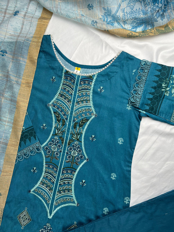 Sajh Dajh Rozi - Ready to Wear - Luxury Lawn with Fancy Dupatta
