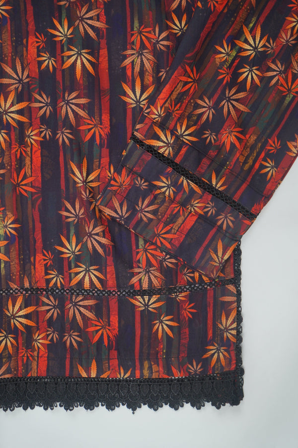 Sajh Dajh Sher o Shayeri - Linen Printed Suit with Shawl - Warm Fabric - Winter Collection