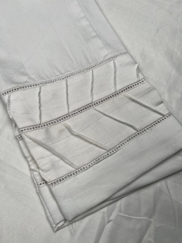 Sajh Dajh Stripe Trouser - White