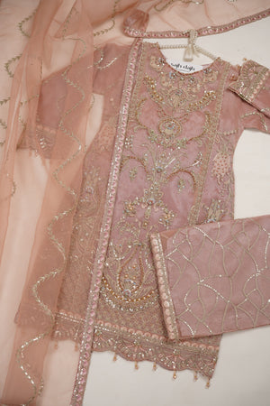 Sajh Dajh Tehwar - Luxury Festive Collection - Ready to Wear - V2 - D2/Pink